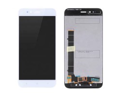 LCD kijelző Xiaomi Mi A1, Mi 5x (érintőpanel, átvezető fóliával, keret nélkül) fehér